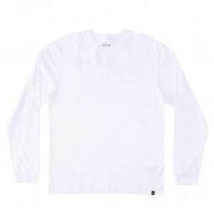 DC Shoes All Smiles - Long Sleeve T-Shirt ασπρα | 974153PLG
