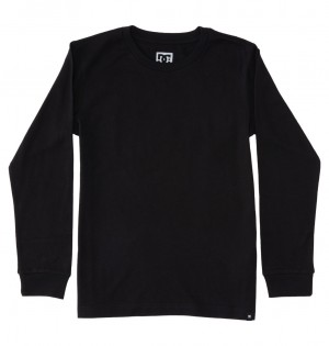 DC Shoes All Smiles - Long Sleeve T-Shirt 10-16 μαυρα | 940231FJH