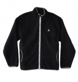 DC Shoes Amradical - Zip-Up Mock Neck Fleece μαυρα | 796530GCL
