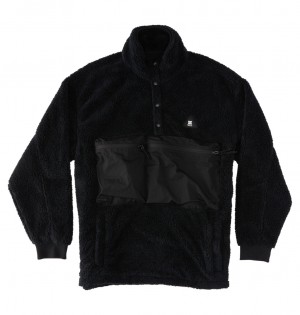 DC Shoes Avalon - Mock Neck Fleece μαυρα | 671935ECJ