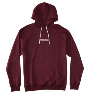 DC Shoes Baseline Ph - Hoodie Windsor Wine | 901478OGK