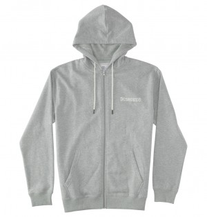 DC Shoes Baseline - Zip-Up Hoodie γκρι | 985370GVS