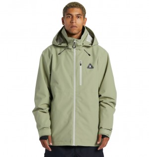 DC Shoes Basis 30K - Technical Snow Jacket πρασινο | 935246TAV