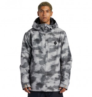 DC Shoes Basis Print - Technical Snow Jacket Cloud Cover | 236094PTI