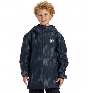 DC Shoes Basis Print - Technical Snow Jacket 8-16 μαυρα | 637195OLX