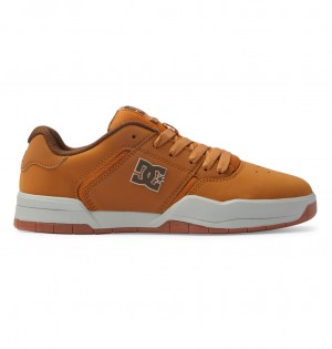 DC Shoes Central - δερματινα Shoes σοκολάτα | 563874BCX