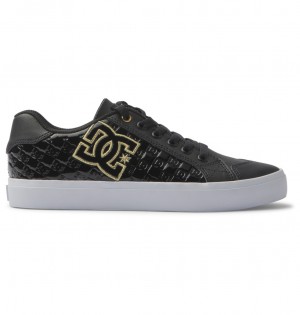 DC Shoes Chelsea Plus Se Sn - Shoes μαυρα χρυσο χρωμα | 806729NPY