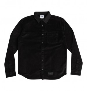 DC Shoes Closed Lines - Long Sleeve Shirt μαυρα | 269314HMV