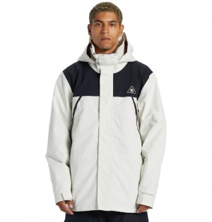 DC Shoes Command 45K - Technical Snow Jacket ασημι | 624078IWG