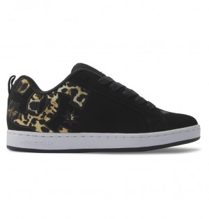 DC Shoes Court Graffik - Shoes μαυρα χρυσο χρωμα | 726801ZPS