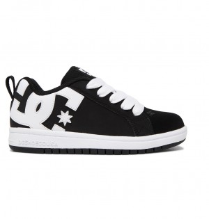 DC Shoes Court Graffik - δερματινα Shoes μαυρα ασπρα | 917208DGM
