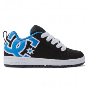DC Shoes Court Graffik - δερματινα Shoes μαυρα μπλε γκρι | 697501NPA