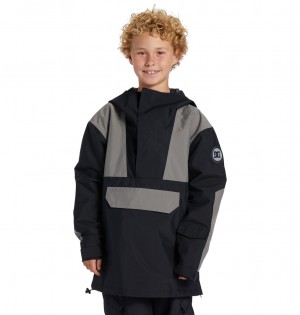 DC Shoes DC-43 - Technical Anorak Snow Jacket 8-16 μαυρα | 098235ZAY