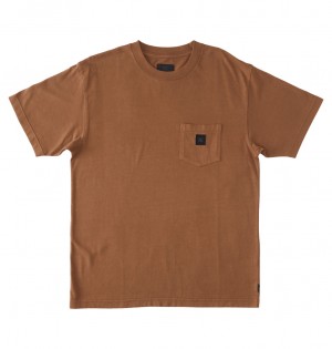 DC Shoes DC 1994 - κοντο Sleeve T-Shirt Bison Garment Dye | 493658ZVM