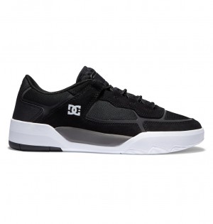 DC Shoes DC Metric S - δερματινα Skate Shoes μαυρα γκρι | 648930JWT