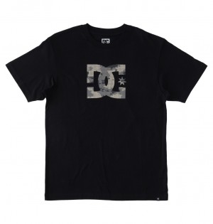 DC Shoes DC Star Fill - κοντο Sleeve T-Shirt μαυρα | 042536LGB