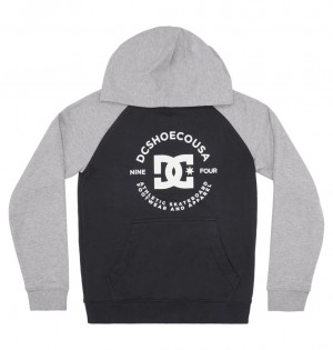 DC Shoes DC Star Pilot - Hoodie 8-16 μαυρα γκρι | 241963YOA