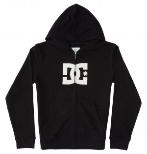 DC Shoes DC Star - Zip-Up Hoodie 10-16 μαυρα | 581720EXW