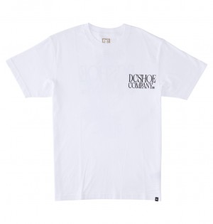 DC Shoes Decline - T-Shirt ασπρα | 926381JNZ