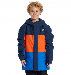 DC Shoes Defy - Technical Snow Jacket 8-16 Dress Blues | 846725IFV