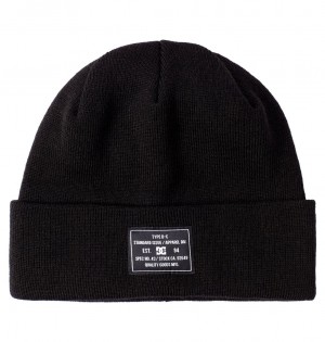 DC Shoes Frontline - Cuffed Beanie μαυρα | 120743VLT