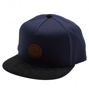 DC Shoes Hackers - Snapback Cap σκουρο μπλε | 061853DHG