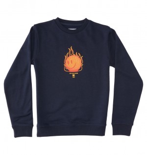 DC Shoes Its All Good - Sweatshirt 10-16 σκουρο μπλε | 234758BSF