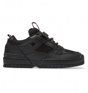 DC Shoes Js 1 - δερματινα Shoes μαυρα κοκκινα | 139458AOG