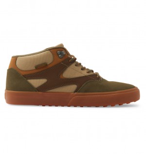 DC Shoes Kalis Vulc Mid Wnt - Mid-Top Shoes καφε σοκολάτα | 437915NMU