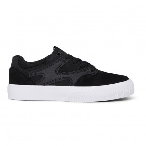 DC Shoes Kalis Vulc - Shoes μαυρα μαυρα ασπρα | 495387MSX