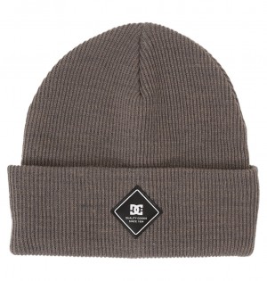 DC Shoes Label - Beanie Pewter | 215394TXN