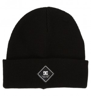 DC Shoes Label - Beanie μαυρα | 743856ORU