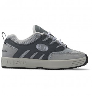 DC Shoes Lukoda x Rave - δερματινα Shoes γκρι γκρι γκρι | 216407RGK