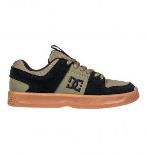 DC Shoes Lynx Zero - δερματινα Shoes Ελιά μαυρα | 081743UOJ