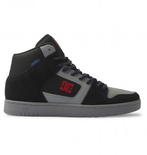 DC Shoes Manteca 4 Hi Wr - High-Top δερματινα Shoes μαυρα γκρι κοκκινα | 478635QGT