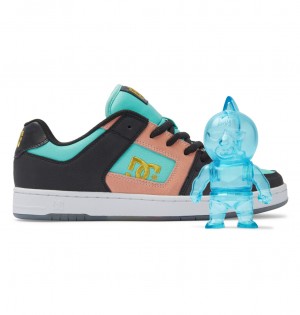 DC Shoes Manteca 4 atmos - Shoes μαυρα ροζ τυρκουάζ | 974063FHR