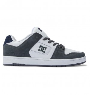 DC Shoes Manteca S - δερματινα Skate Shoes μαυρα | 498306BNT