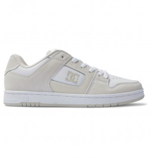 DC Shoes Manteca - δερματινα Shoes γκρι ασπρα | 625138RAJ