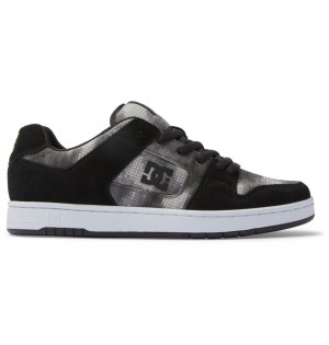 DC Shoes Manteca - δερματινα Shoes μαυρα καμουφλάζ | 856720MPD