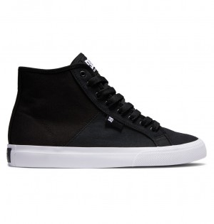 DC Shoes Manual Hi Txse - High-Top Shoes μαυρα ασπρα | 152489OFB