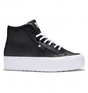 DC Shoes Manual Hi Wnt - High-Top Shoes μαυρα ασπρα | 514237GEX