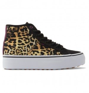 DC Shoes Manual Hi Wnt - High-Top Shoes μαυρα χρυσο χρωμα | 685491AGP