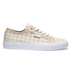 DC Shoes Manual Tx Se - Shoes Tan Plaid | 276904USL