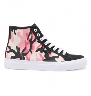 DC Shoes Manual - High-Top Shoes ασπρα ροζ καμουφλάζ | 819735CIU