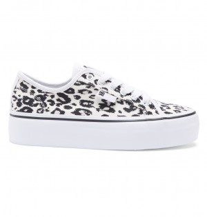 DC Shoes Manual flatforms - Flatform Shoes Cheetah Print | 361245KHI
