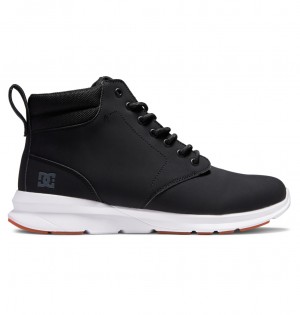 DC Shoes Mason 2 - θαλασσης Resistant δερματινα Shoes μαυρα ασπρα | 753216DYA