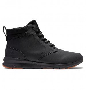 DC Shoes Mason 2 - θαλασσης Resistant δερματινα Shoes μαυρα μαυρα μαυρα | 629387RXV
