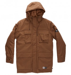 DC Shoes Maybury - Κουκουλοφόρος Parka Bison | 273618AHY