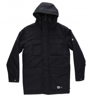 DC Shoes Maybury - Κουκουλοφόρος Parka μαυρα | 465287IOD