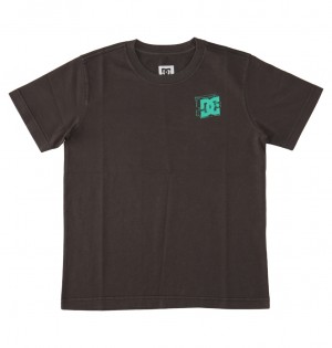 DC Shoes Mid Century - T-Shirt 8-16 μαυρα ανοιχτο μπλε | 839142MVE